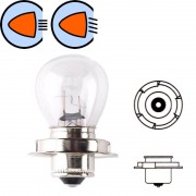Ampoule phare avant CE (61-73, R2-6V45/40W, blanche) - V/A MotorSport