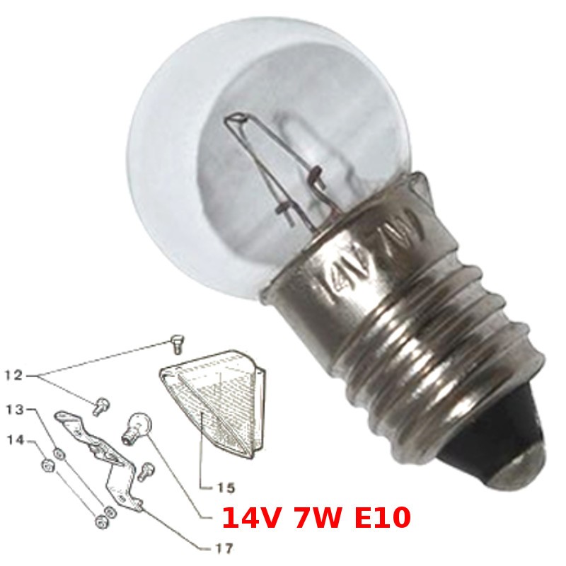 Ampoules de rechange LED en verre chaud, 3W, coniques ci-après les E10, 8V,  12V, 14V, 16V, 23V, 34V, 48V, 55, 1 à 10 pièces - AliExpress