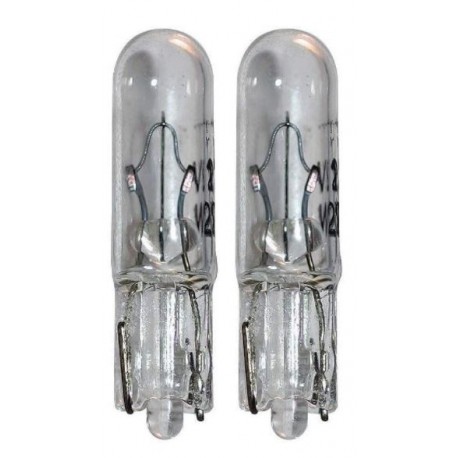 Ampoules - 12 V - 4 W - T5 - Jaune transp. - pqt. 4