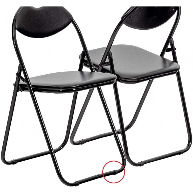 4x embout plastique 21 - 22mm patin feutre rectangulaire chaise meuble  guide pied rond