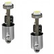 2 ampoules à LED T4W Ba9s - 12V - 0.72W - 3 x SMD 5050 Canbus - Blanc 